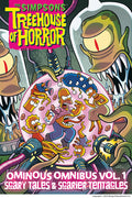 Cover Image for The Simpsons Treehouse of Horror Ominous Omnibus Vol. 1: Scary Tales & Scarier Tentacles -- Matt Groening, Hardcover
