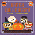 Cover Image for Happy Owl-Oween!: A Halloween Story Board Book -- Laura Gehl, Board Books