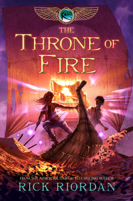 Cover Image for Kane Chronicles, The, Book Two: Throne of Fire, The-Kane Chronicles, The, Book Two -- Rick Riordan, Hardcover