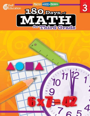 Cover Image for 180 Days(tm) Math for Third Grade: Practice, Assess, Diagnose -- Jodene Lynn Smith, Paperback