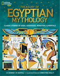 Cover Image for Treasury of Egyptian Mythology: Classic Stories of Gods, Goddesses, Monsters & Mortals -- Donna Jo Napoli, Hardcover