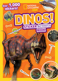 Cover Image for Dinos Sticker Activity Book [With Sticker(s)] -- National Geographic Kids, Paperback