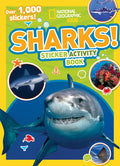 Cover Image for Sharks Sticker Activity Book [With Sticker(s)] -- National Geographic Kids, Paperback