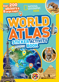 Cover Image for National Geographic Kids World Atlas Sticker Activity Book: Over 200 Stickers and 8 Large Maps! -- National Geographic Kids, Paperback