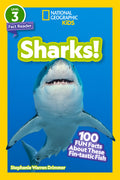 Cover Image for Sharks! (National Geographic Kids Readers, Level 3/Fact Reader): 100 Fun Facts about These Fin-Tastic Fish -- Stephanie Warren Drimmer, Paperback