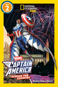 Cover Image for Marvel's Captain America Across the Country (National Geographic Kids Readers, Level 2) -- Emma Berne, Paperback