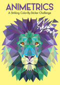 Cover Image for Animetrics: A Striking Color-By-Sticker Challenge -- Jack Clucas, Paperback