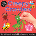Cover Image for First Sticker Art: Creepy Crawlers: Use Stickers to Create 20 Cute Creepy Crawlers -- Ksenya Savva, Paperback