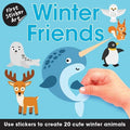 Cover Image for First Sticker Art: Winter Friends: Use Stickers to Create 20 Cute Winter Animals -- Ksenya Savva, Paperback