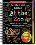 Cover Image for Scratch & Sketch at the Zoo (Trace-Along) [With Wooden Stylus] -- Inc Peter Pauper Press, Spiral