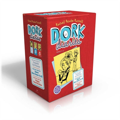 Cover Image for Dork Diaries Boxed Set (Books 4-6): Dork Diaries 4; Dork Diaries 5; Dork Diaries 6 -- Rachel Renée Russell, Hardcover