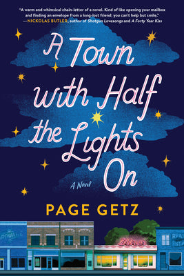 Cover Image for A Town with Half the Lights on -- Page Getz, Paperback