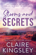 Cover Image for Storms and Secrets -- Claire Kingsley, Paperback