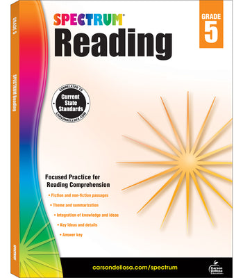 Cover Image for Spectrum Reading Workbook, Grade 5: Volume 24 -- Spectrum, Paperback