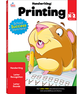 Cover Image for Handwriting: Printing Workbook -- Brighter Child, Paperback