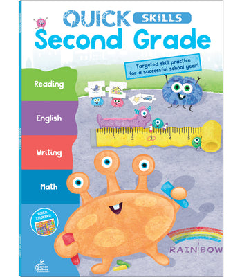 Cover Image for Quick Skills Second Grade Workbook -- Carson Dellosa Education, Paperback