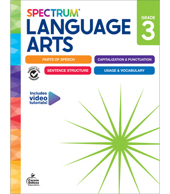 Cover Image for Spectrum Language Arts Workbook, Grade 3 -- Spectrum, Paperback