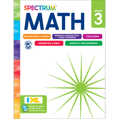 Cover Image for Spectrum Math Workbook, Grade 3 -- Spectrum, Paperback