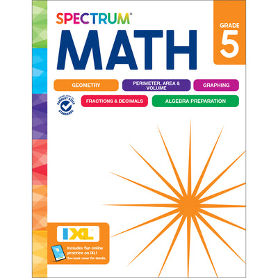 Cover Image for Spectrum Math Workbook, Grade 5 -- Spectrum, Paperback