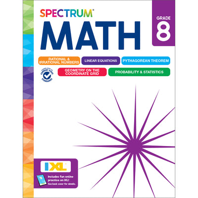 Cover Image for Spectrum Math Workbook, Grade 8 -- Spectrum, Other
