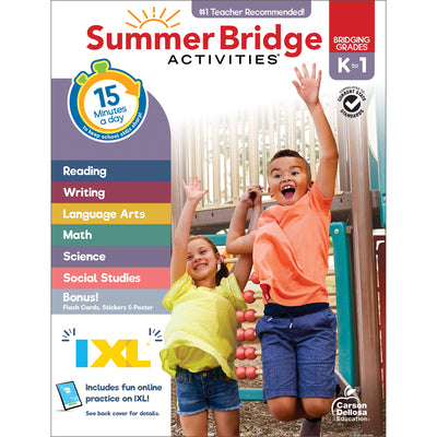Cover Image for Summer Bridge Activities, Grades K - 1 -- Summer Bridge Activities, Novelty