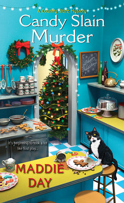 Cover Image for Candy Slain Murder: A Jolly & Delightful Cozy Mystery -- Maddie Day, Mass Market Paperback