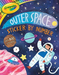 Cover Image for Crayola: Outer Space Sticker by Number (a Crayola Sticker Activity Book for Kids) -- Buzzpop, Paperback