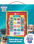 Cover Image for Disney Junior Puppy Dog Pals: Me Reader 8-Book Library and Electronic Reader Sound Book Set [With Battery] -- Bill Scollon, Hardcover