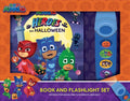 Cover Image for Pj Masks: Heroes on Halloween Book and 5-Sound Flashlight Set [With Flashlight and Battery] -- Pi Kids, Board Books