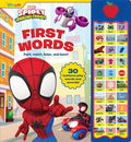 Cover Image for Disney Junior Marvel Spidey and His Amazing Friends: First Words Sound Book [With Battery] -- Pi Kids, Hardcover