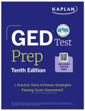 Cover Image for GED Test Prep, Tenth Edition (2026): Includes a Diagnostic Pretest, 2 Full Length Practice Tests, 1000+ Practice Questions, and 40+ Online Videos -- Kaplan Test Prep, Paperback