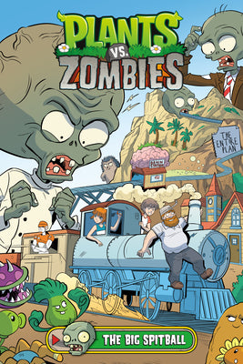 Cover Image for Plants vs. Zombies Volume 24: The Big Spitball -- Paul Tobin, Hardcover