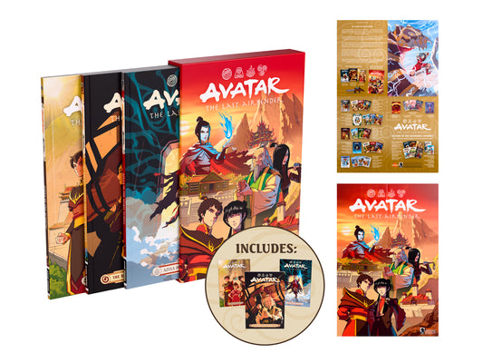 Cover Image for Avatar: The Last Airbender--Fire and Family Treasury Boxed Set -- Faith Erin Hicks, Paperback