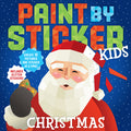 Cover Image for Paint by Sticker Kids: Christmas: Create 10 Pictures One Sticker at a Time! Includes Glitter Stickers -- Workman Publishing, Paperback