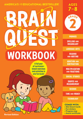 Cover Image for Brain Quest Workbook: 2nd Grade Revised Edition -- Workman Publishing, Paperback
