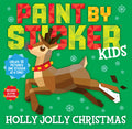 Cover Image for Paint by Sticker Kids: Holly Jolly Christmas: Create 10 Pictures One Sticker at a Time! Includes Glitter Stickers -- Workman Publishing, Paperback