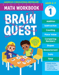Cover Image for Brain Quest Math Workbook: 1st Grade -- Workman Publishing, Paperback