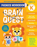 Cover Image for Brain Quest Phonics Workbook: Kindergarten -- Workman Publishing, Paperback