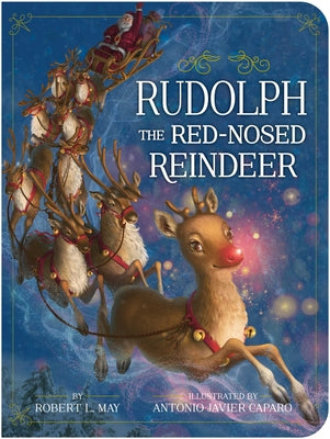 Cover Image for Rudolph the Red-Nosed Reindeer -- Robert L. May, Board Books