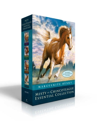 Cover Image for Misty of Chincoteague Essential Collection (Boxed Set): Misty of Chincoteague; Stormy, Misty's Foal; Sea Star; Misty's Twilight -- Marguerite Henry, Boxed Set
