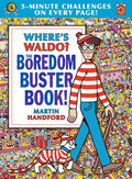 Cover Image for Where's Waldo? the Boredom Buster Book: 5-Minute Challenges: (Hidden Object Activity Book with Search & Find Puzzles, Mazes, Connect-The-Dots, Colorin -- Martin Handford, Hardcover