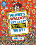 Cover Image for Where's Waldo? the Great Picture Hunt!: (A Hidden Object Activity Book Including Stickers, Spot-The-Difference Spreads, Search & Find Puzzles, & More -- Martin Handford, Paperback