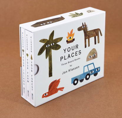 Cover Image for Your Places Box Set: (Three Board Books for Babies and Toddlers about Safe Spaces, Comfort, and Imagination) -- Jon Klassen, Hardcover