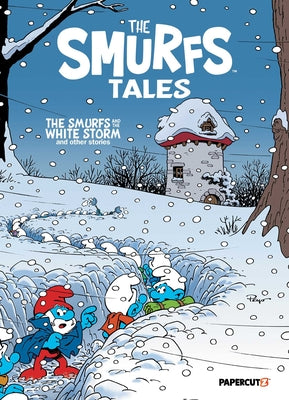 Cover Image for The Smurfs Tales Vol. 15: The Smurfs and the White Storm and Other Stories -- Peyo, Hardcover