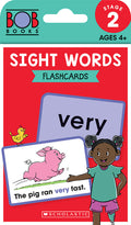 Cover Image for Bob Books - Sight Words Flashcards Phonics, Ages 4 and Up, Kindergarten (Stage 2: Emerging Reader) -- Scholastic, Other