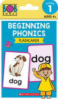 Cover Image for Bob Books - Beginning Phonics Flashcards Phonics, Ages 4 and Up, Kindergarten (Stage 1: Starting to Read) -- Scholastic, Other