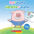 Cover Image for Pig in Jeans / Cerdito En Jeans (Scholastic Bilingual) -- Brenda Li, Paperback