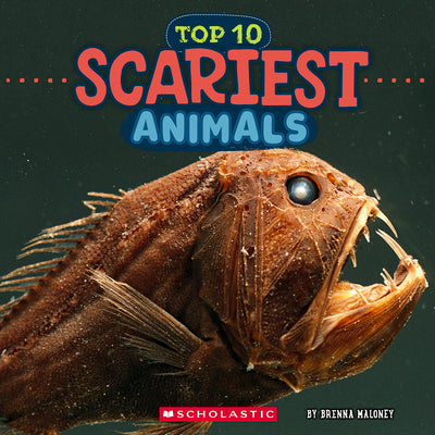 Cover Image for Scariest Animals (Wild World: Top 10) -- Brenna Maloney, Paperback
