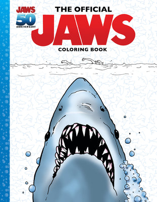Cover Image for The Official Jaws Coloring Book -- Zackery Cuevas, Paperback