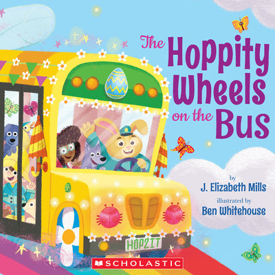 Cover Image for The Hoppity Wheels on the Bus (a Holiday Wheels on the Bus Book) -- J. Elizabeth Mills, Paperback